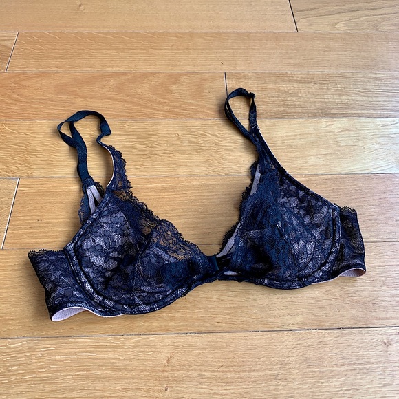 Victoria’s Secret Pretty Black Lace Demi Cup Bra - Picture 1 of 11